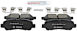 2011 Toyota Highlander - Rear Ceramic Brake Pad Set, 2.7L 4Cyl, Quietcast Premium Series