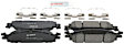 BC1508 Front Quietcast Premium Series Ceramic Brake Pad Set