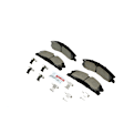 BC1611 Front Quietcast Premium Series Ceramic Brake Pad Set