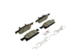 2020 Ford Edge - Front Ceramic Brake Pad Set, 2.0L 4Cyl, FWD, QuietCast Series