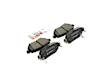 2020 Nissan Leaf - Rear Ceramic Brake Pad Set, With Power Operated Parking Brake, BATTERY EV (EV/BEV), QuietCast Series