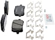 2000 Toyota Camry - Front Ceramic Brake Pad Set, 3.0L 6Cyl, Quietcast Premium Series