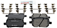 2000 Toyota Camry - Front Ceramic Brake Pad Set, 3.0L 6Cyl, Quietcast Premium Series