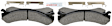 BC784 Quietcast Premium Series Ceramic Brake Pad Set