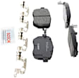 2004 Nissan Maxima - Front Ceramic Brake Pad Set, 3.5L 6Cyl, Quietcast Premium Series