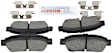 BC995 Rear Quietcast Premium Series Ceramic Brake Pad Set