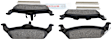 BP1012 Rear Quietcast Premium Series Semi-metallic Brake Pad Set