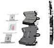 2007 Volkswagen Touareg - Front Quietcast Premium Series Semi-metallic Brake Pad Set