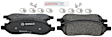 BP1068 Rear Quietcast Premium Series Semi-metallic Brake Pad Set