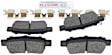 Rear Quietcast Premium Series Semi-metallic Brake Pad Set