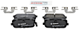 BP1180 Rear Quietcast Premium Series Ceramic Brake Pad Set