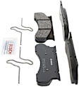1989 Ford E-350 Econoline Club Wagon - Front Semi-metallic Brake Pad Set, 4.9L 6Cyl, Quietcast Premium Series