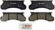 1989 Ford E-350 Econoline Club Wagon - Front Semi-metallic Brake Pad Set, 4.9L 6Cyl, Quietcast Premium Series