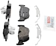 2011 BMW 323i - Rear Semi-metallic Brake Pad Set, 2.5L 6Cyl, Quietcast Premium Series
