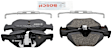 2011 BMW 323i - Rear Semi-metallic Brake Pad Set, 2.5L 6Cyl, Quietcast Premium Series