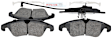 BP1322 Front Quietcast Premium Series Semi-metallic Brake Pad Set