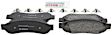BP1334 Rear Quietcast Premium Series Semi-metallic Brake Pad Set