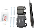 2013 Infiniti G37 - Rear Organic Brake Pad Set, Quietcast Premium Series