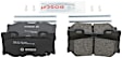 2013 Infiniti G37 - Rear Organic Brake Pad Set, Quietcast Premium Series