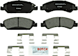 BP1363 Front Quietcast Premium Series Semi-metallic Brake Pad Set