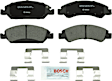BP1363 Front Quietcast Premium Series Semi-metallic Brake Pad Set