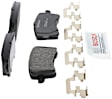 BP1386 Rear QuietCast Series Semi-metallic Brake Pad Set