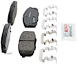 2010 Kia Forte Koup - Front Organic Brake Pad Set, Quietcast Premium Series