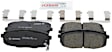 2010 Kia Forte Koup - Front Organic Brake Pad Set, Quietcast Premium Series
