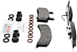 1992 Chevrolet Astro - Front Semi-metallic Brake Pad Set, 4.3L 6Cyl, All Wheel Drive, Quietcast Premium Series