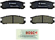 1997 Subaru Impreza - Rear Semi-metallic Brake Pad Set, 2.2L 4Cyl, Quietcast Premium Series