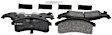 BP623 Front Quietcast Premium Series Semi-metallic Brake Pad Set