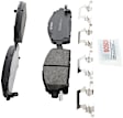 BP691 Front Quietcast Premium Series Semi-metallic Brake Pad Set