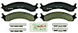 BP821 Front Quietcast Premium Series Semi-metallic Brake Pad Set
