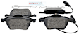 BP840 Front Quietcast Premium Series Semi-metallic Brake Pad Set
