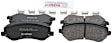 Front Quietcast Premium Series Semi-metallic Brake Pad Set