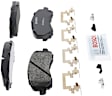 2005 Mitsubishi Galant - Front Semi-metallic Brake Pad Set, 2.4L 4Cyl, Quietcast Premium Series