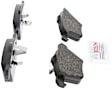 2003 Volvo XC90 - Front Semi-metallic Brake Pad Set, 2.9L 6Cyl, With 316 (mm) Diameter Brake Rotor, Quietcast Premium Series