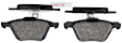 2003 Volvo XC90 - Front Semi-metallic Brake Pad Set, 2.9L 6Cyl, With 316 (mm) Diameter Brake Rotor, Quietcast Premium Series
