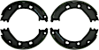 BS852 Parking Brake Shoe - Direct Fit, 2-Wheel Set