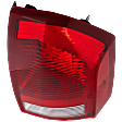 2005-2007 Chrysler 300 - Passenger Side Tail Light, with Bulb, Halogen, Clear and Red Lens, 2.7L/3.5L Engine