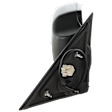 Passenger Side Mirror, Power, Manual Folding, Non-Heated, Paintable, No Signal Light, No Memory, No Puddle Light, No Auto-Dimming, No Blind Spot Feature
