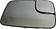 Passenger Side Mirror Glass, Heated, Towing, With Blind Spot Glass, Flat, With Backing Plate, For Models With Towing Package