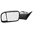 2019 Ram 5500 Base - Driver Side Towing Mirror, Power Adjust, Heated, Textured Black, Manual Folding, In-housing Signal Light, With Blind Spot Glass, No Memory, With Puddle Light, No Auto-Dimming