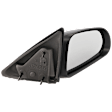 Passenger Side Mirror, Manual Adjust, Non-Folding, Non-Heated, Textured Black, No Signal Light, No Memory, No Puddle Light, No Auto-Dimming, No Blind Spot Feature