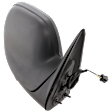 Passenger Side Mirror, Power, Manual Folding, Heated, Textured Black, No Signal Light, No Memory, No Puddle Light, No Auto-Dimming, No Blind Spot Feature
