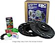 S2KF1011 Front Brake Disc and Pad Kit, Slotted 5 Lugs 287.78 mm Aramid Fiber S2 Greenstuff 2000 and USR Sport Slotted Rotors