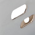 Front Bumper, Chrome, With Molding Holes, With Holes for Pad