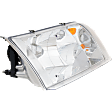 Passenger Side Headlight, with Bulb, Halogen, Clear Lens, without Parking Light Bulb, 8 Cyl., 4.6L Engine