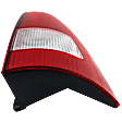 2000-2003 Ford Focus - Passenger Side Tail Light, without Bulb, Halogen, Clear and Red Lens, Wagon