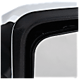 2010 Ford Focus SES - Passenger Side Mirror, Power Adjust, Heated, Chrome, Non-Folding, No Signal Light, No Blind Spot Feature, No Memory, No Puddle Light, No Auto-Dimming